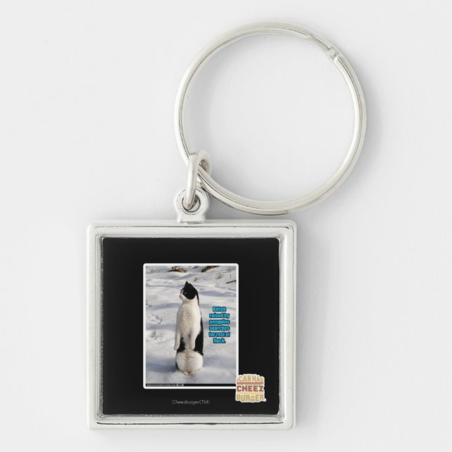 Raised by Penguins Key Ring (Front)