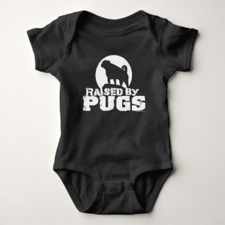 RAISED By PUGS Baby Bodysuit