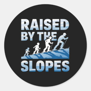 Raised  classic round sticker