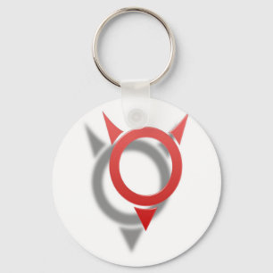 Raised Devil Key Ring