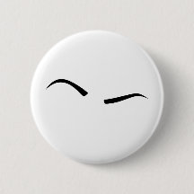 Raised Eyebrow Badge/Button