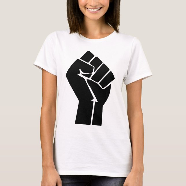 Raised Fist / Black Power Symbol T-Shirt (Front)