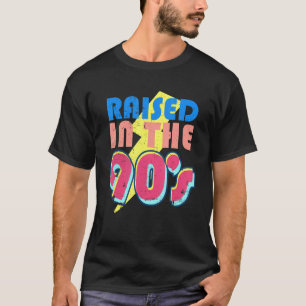 Raised In The 90s Retro 90's Vaporwave T-Shirt