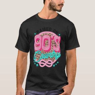 Raised On 90's Country Vintage Cow Look T-Shirt