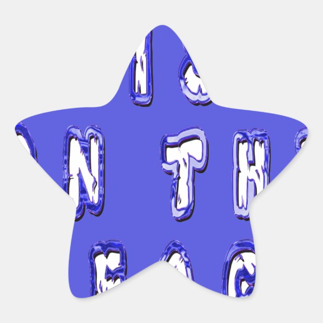 Raised on the beach: Serene Beach Life Memories Star Sticker (Front)