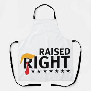 Raised Right Proud Maga Trump inauguration Day Apron