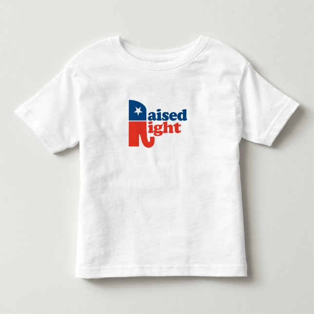 Raised Right Toddler T-Shirt (Front)