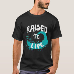 Raised To Life  Cute Boys Girls Kids Christian Bap T-Shirt