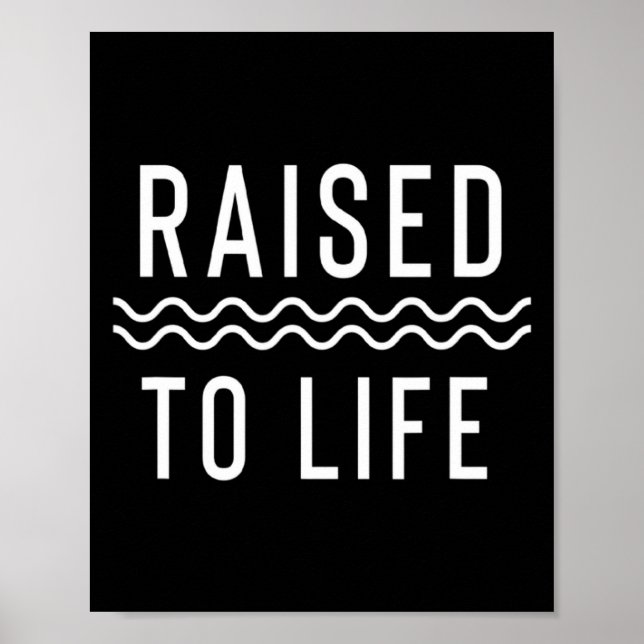 Raised To Life New Christian Baptism _1  Poster (Front)