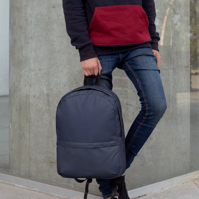 Raisin Black Personalised Custom  Printed Backpack (Raisin Black Personalized Custom Printed Backpack)