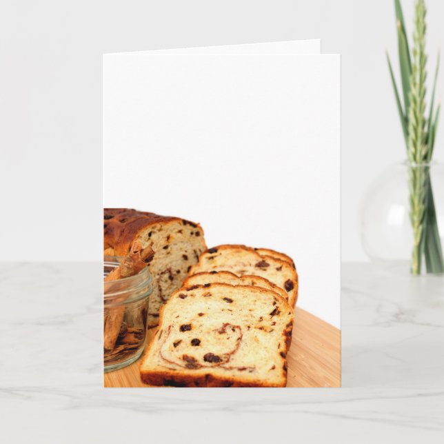 Raisin Bread And Cinnamon Card (Front)