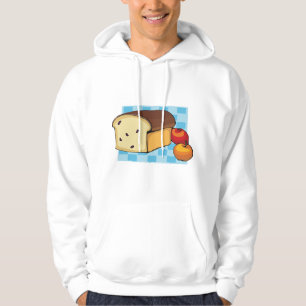 Raisin Bread Loaf and Red Apples Hoodie