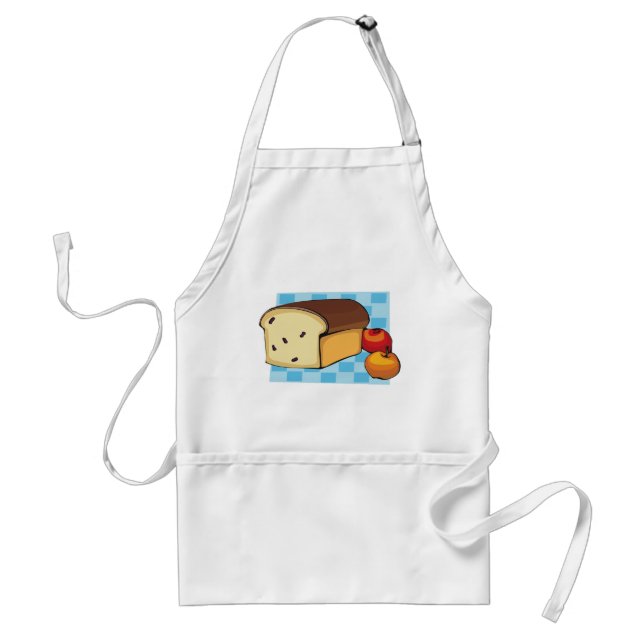 Raisin Bread Loaf and Red Apples Standard Apron (Front)