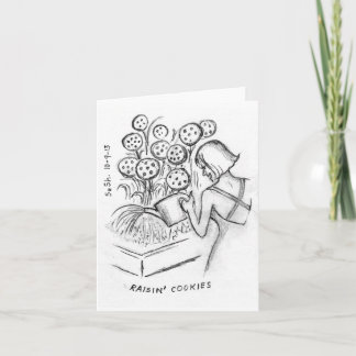 Raisin' Cookies - Note Card