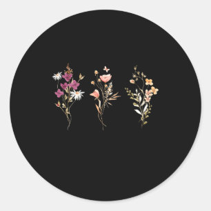 Raising A Wildflower And Wildflower  Classic Round Sticker