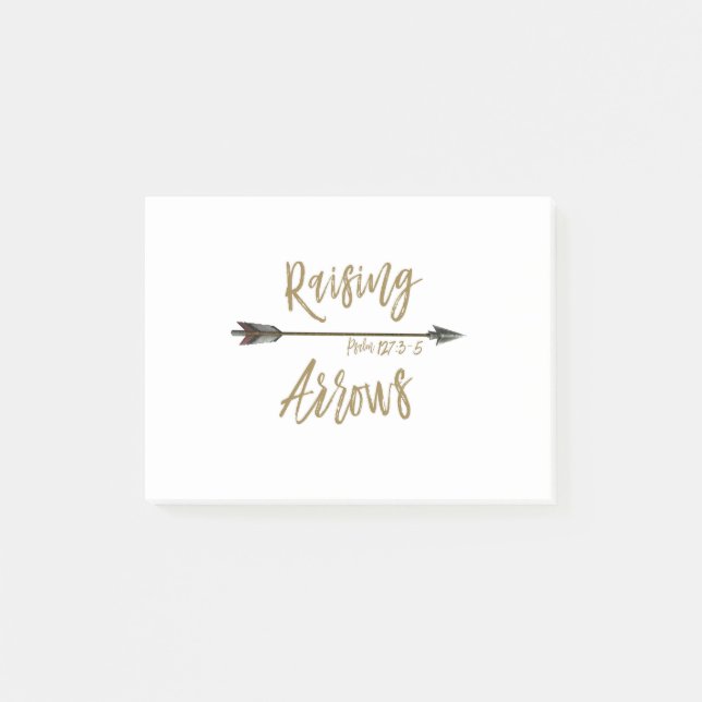 Raising Arrows - Psalm 127:3-5 Post-it Notes (Front)