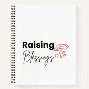 Raising Blessings Christian Mum Notebook