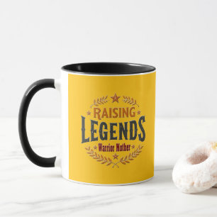 Raising Legends – Warrior Mother Design Mug