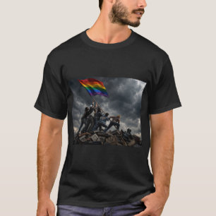 Raising the Flag at Equity Hill T-Shirt