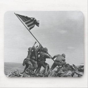 Raising the Flag on Iwo Jima Mouse Mat