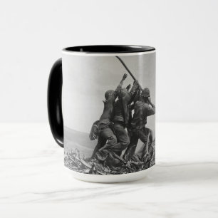 Raising the Flag on Iwo Jima Mug