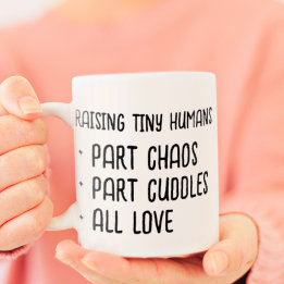Raising Tiny Humans All Love Mothers Day Gift Coffee Mug