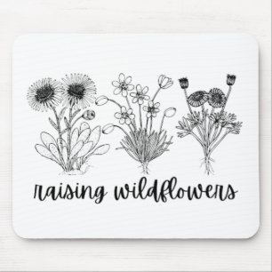 Raising Wild Flowers Mouse Mat