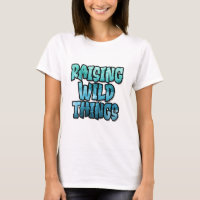 Raising Wild Things, Bold Modern Typography Parent