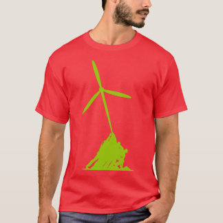Raising wind turbines T-Shirt