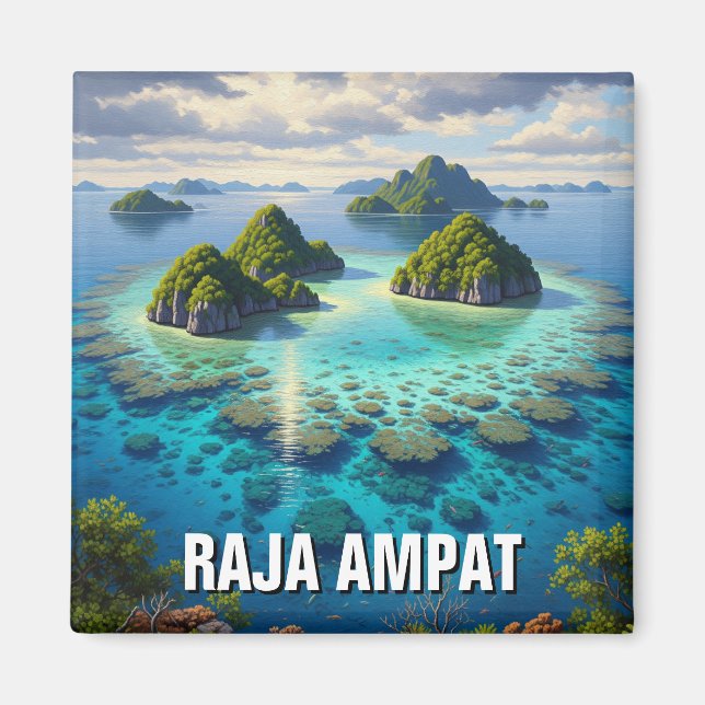 Raja Ampat Indonesia Magnet (Front)