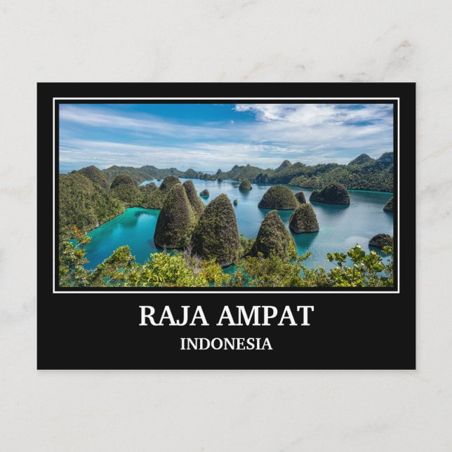 Raja Ampat Indonesia Postcard (Front)