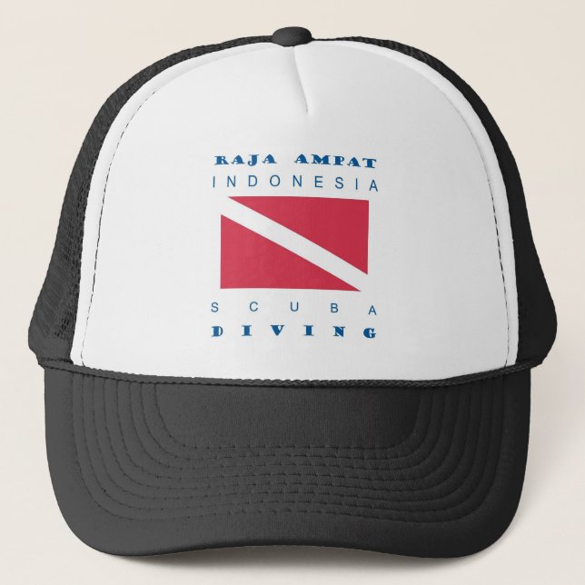 Raja Ampat Indonesia Trucker Hat (Front)