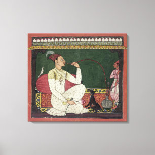 Raja Medini Pal, inscribed on the reverse in Takar Canvas Print