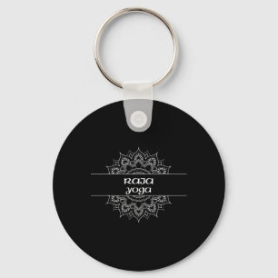 Raja Yoga Type Mandala Graphic Key Ring