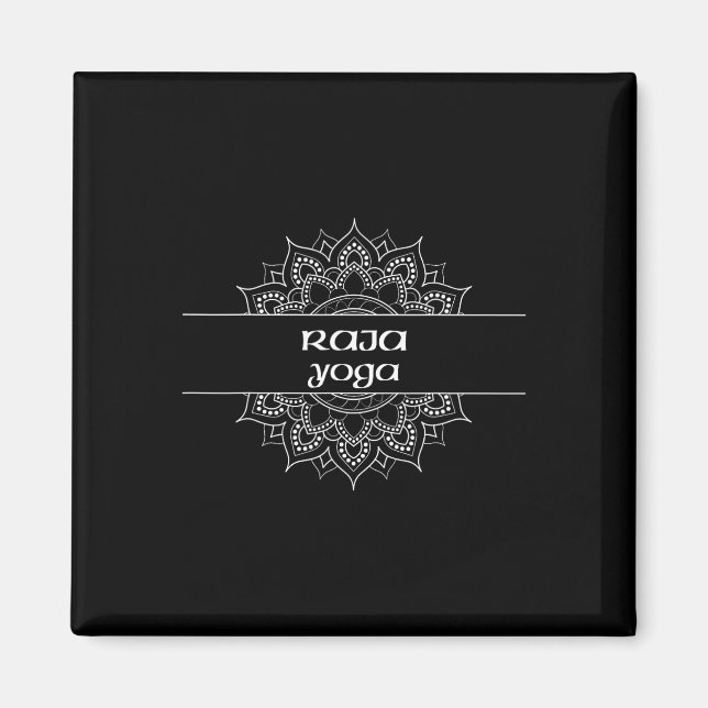 Raja Yoga Type Mandala Graphic  Magnet (Front)