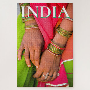 Rajasthan Close-up of Woman's Hands Jigsaw Puzzle