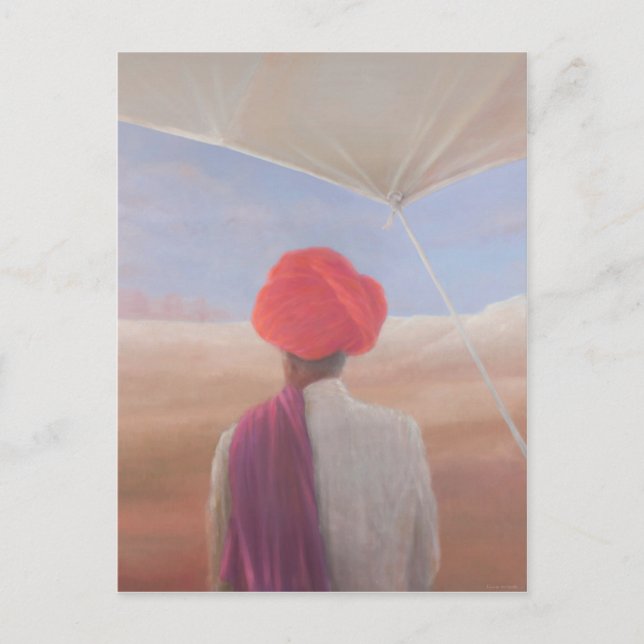 Rajasthan farmer 2012 postcard (Front)