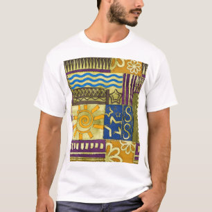 Rajasthan Indian, Patchwork Carpet Texture. T-Shirt