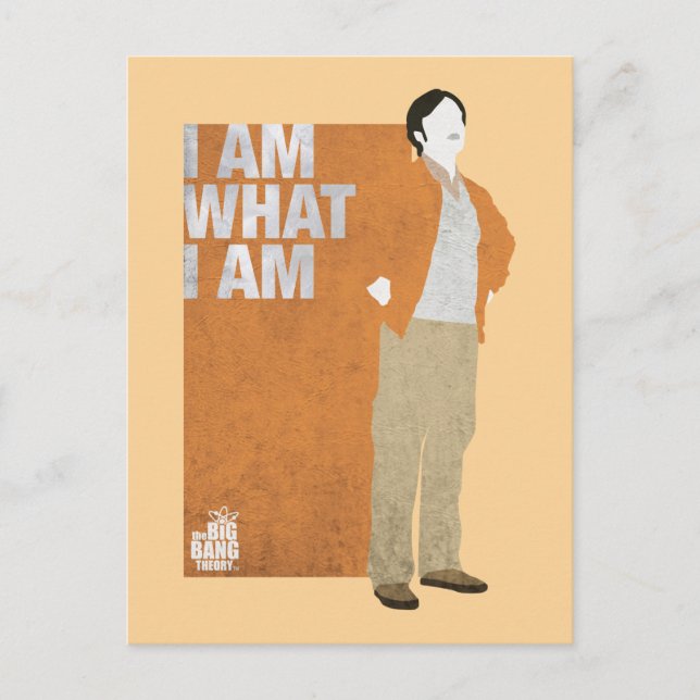 Rajesh | I am What I am Postcard (Front)