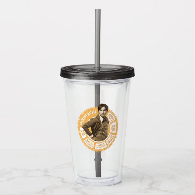 Rajesh Info Graphic Acrylic Tumbler (Front)