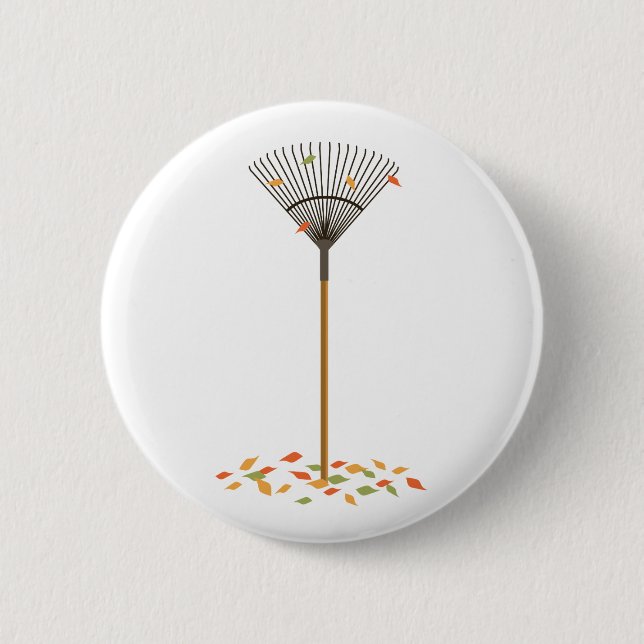 Rake Tree 6 Cm Round Badge (Front)