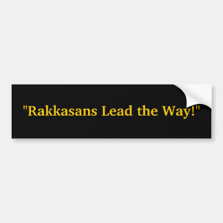 "Rakkasans Lead the Way!" Bumper Sticker