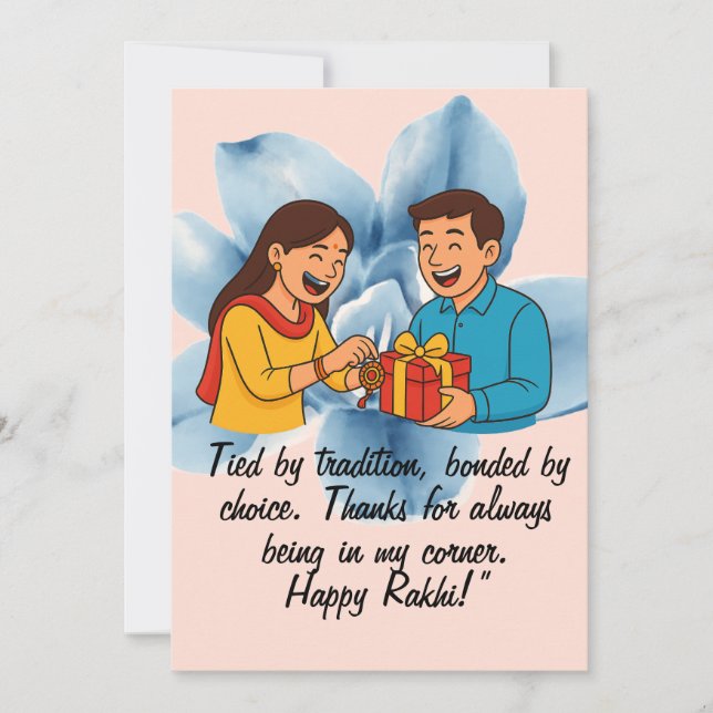 Raksha Bandhan Card (Front)