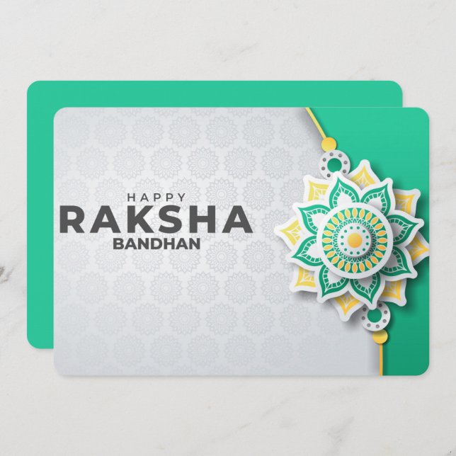 Raksha Bandhan Holiday Card (Front/Back)