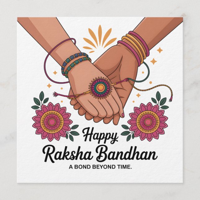 raksha bandhan Invitation (Front)