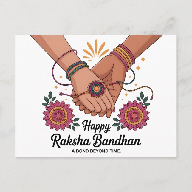 Raksha Bandhan Postcard (Front)