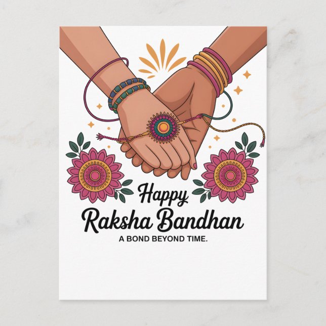 raksha bandhan Postcard (Front)