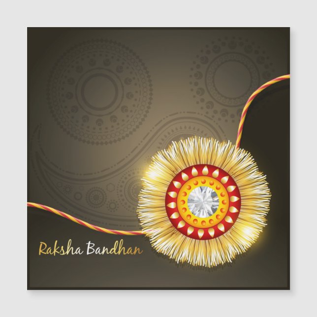 Raksha Bandhan, Rakhi diamond (Front)
