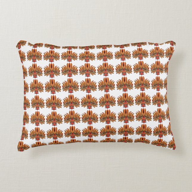 Raksha Mask Decorative Cushion (Front)