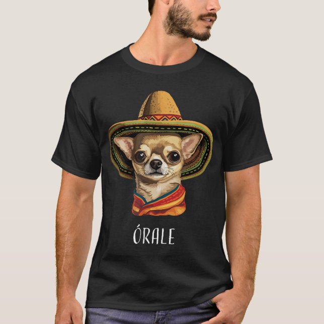 Rale Spanish Chihuahua T-Shirt (Front)
